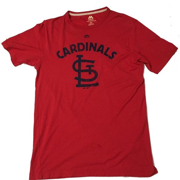 Majestic Select Collection Men's STL Cardinals Tee - Red - Medium - Picture 6 of 8
